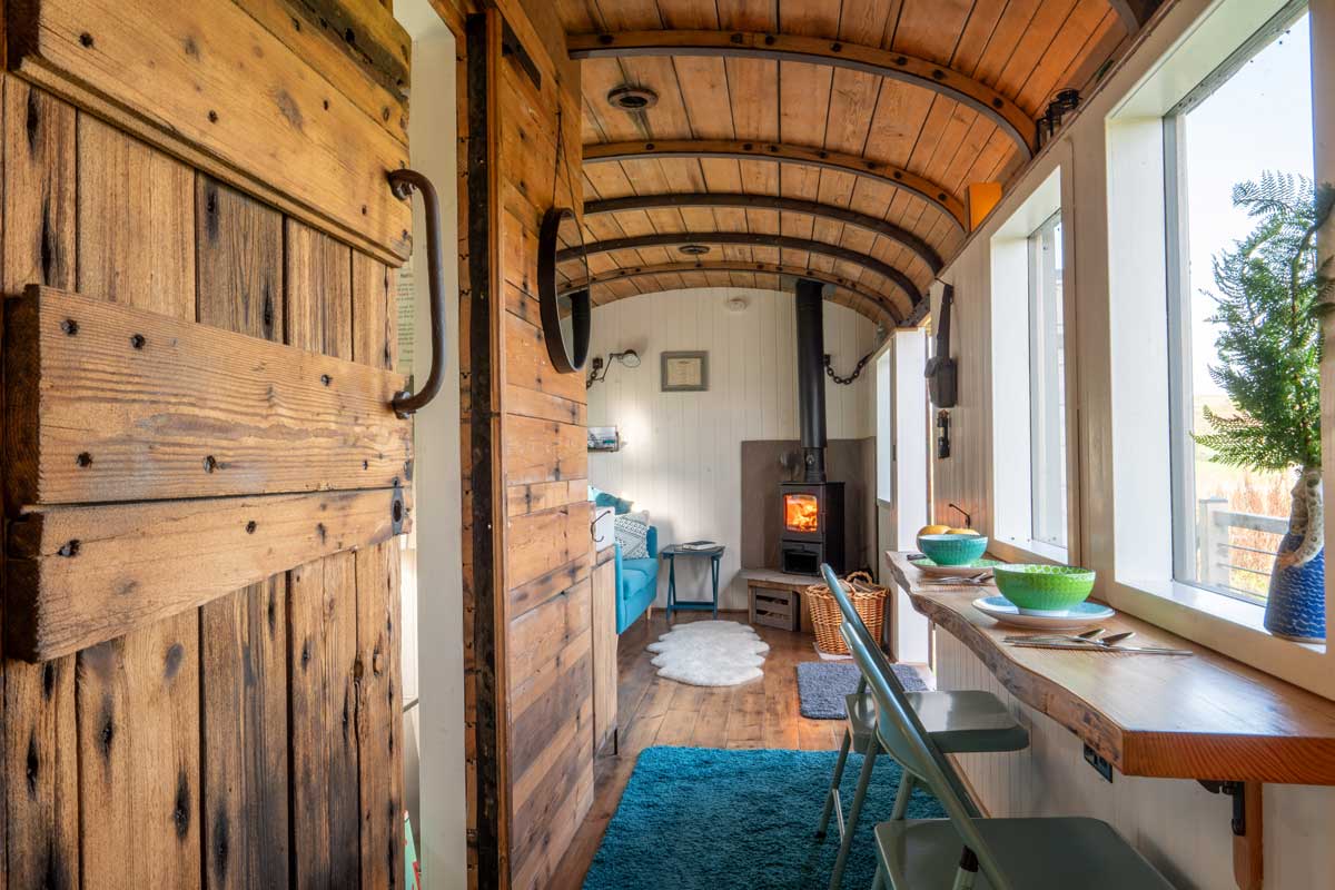 Vist Herefordshire, Hay on Wye. Stay in your own tiny home, experience an amazing space.