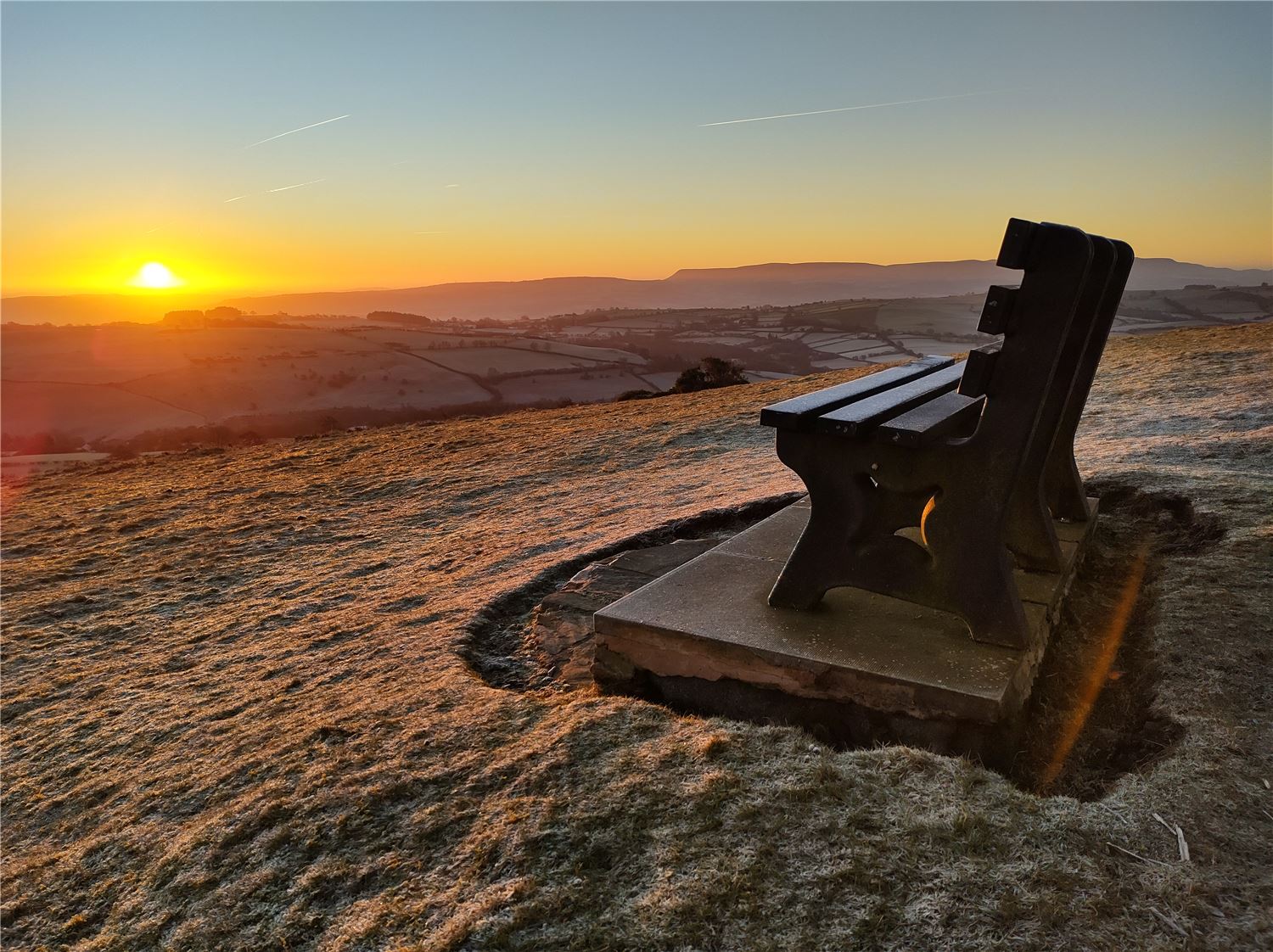 Breathe. Escape to the countryside. On the Offas Dyke path. A walkers paradise. 