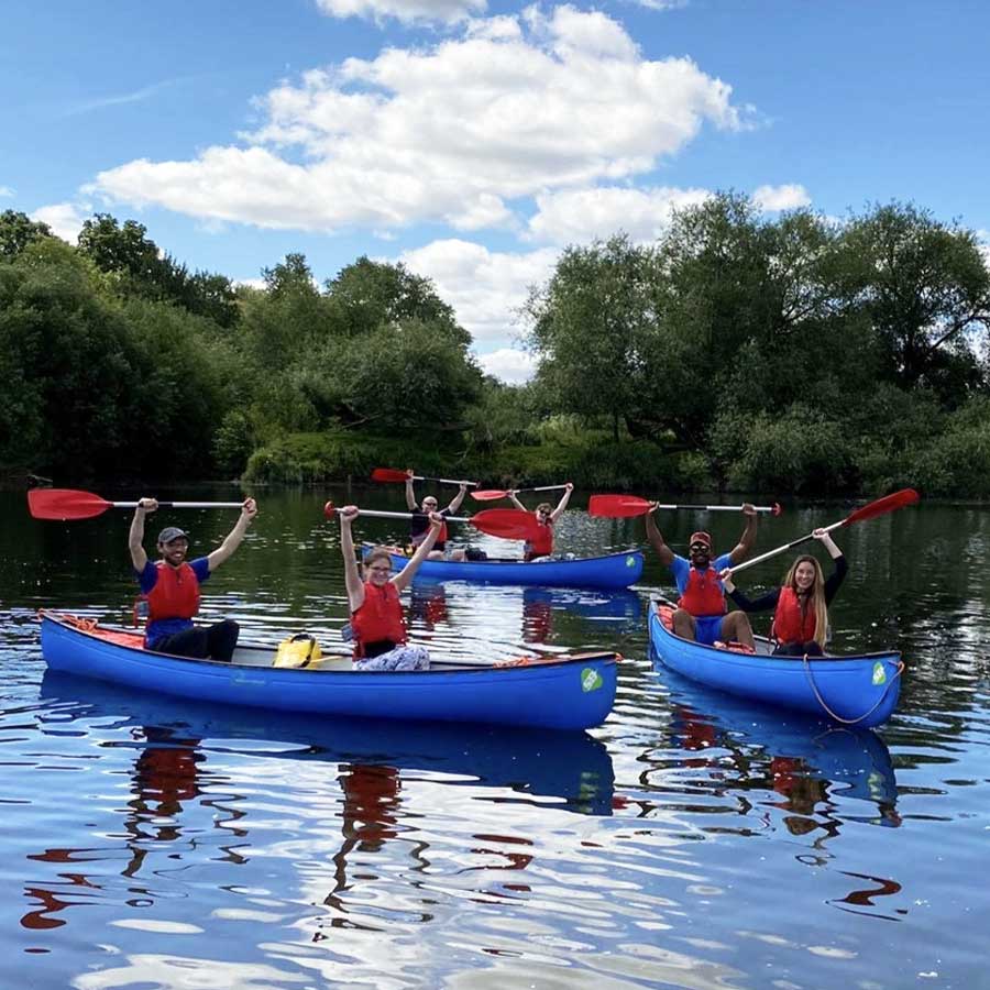 Go canoeing or kayaking on the River Wye. Wild swimming in the Wye or Farmers Welsh Lavender. We're on the Offas Dyke Path, surrounded by walkers paradise.