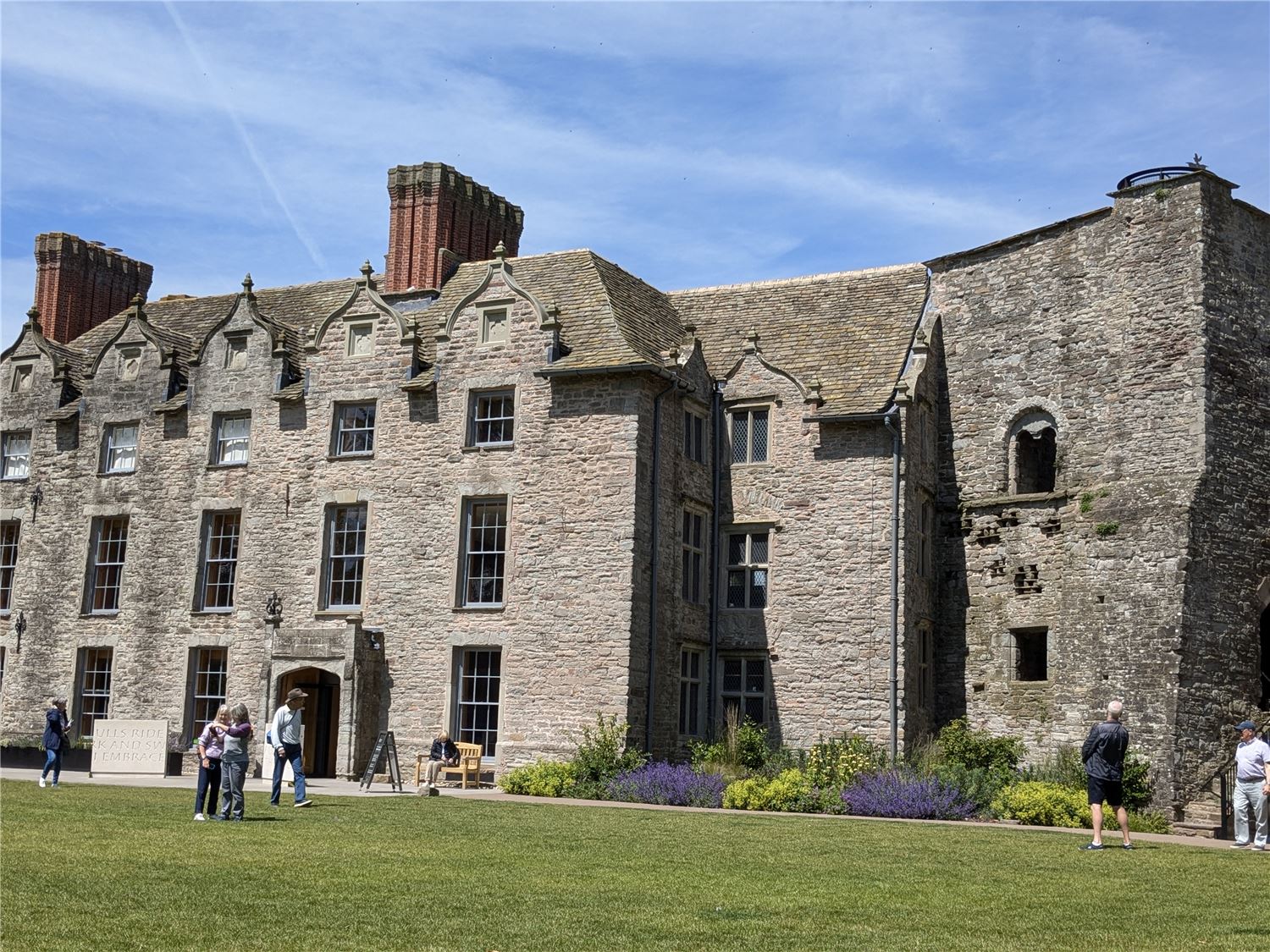 Glorious Hay Castle basking in the sun.