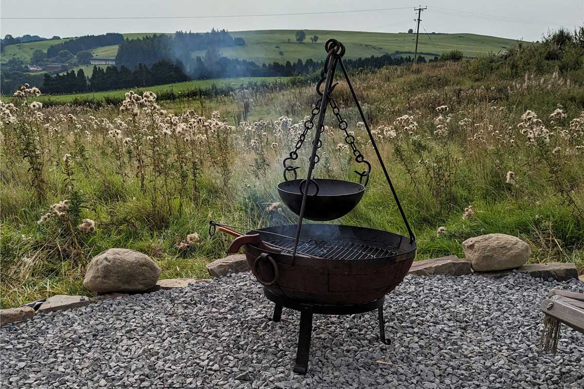 Outdoor cooking, stunning landscape, Reconnect with nature